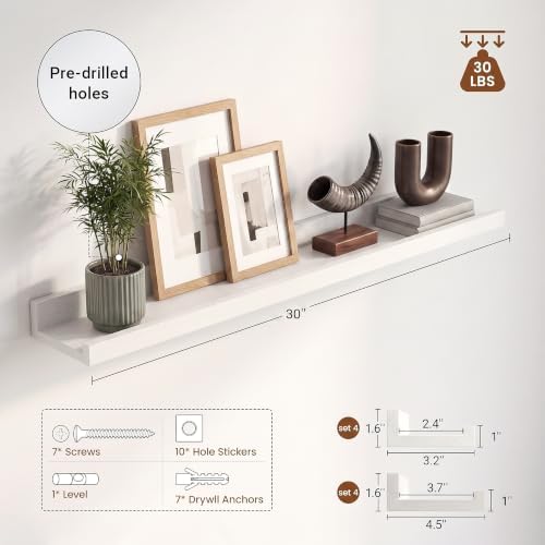 Heimlove 30 Inch Picture Ledge Shelf - Image 2