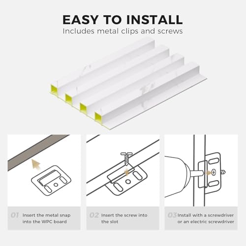 OUZUGIE WPC Acoustic Slat Wall Paneling - Image 5