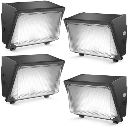 HYPERLITE LED Wall Pack Light: 120W Glass Lens LED Wall Packs Outside Lighting by HYPERLITE