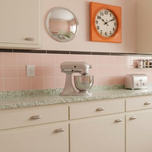 Vintage Wall Clock 1950s Style - Image 2