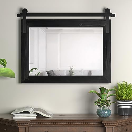 COGOOD Farmhouse Barn Door Mirror by COGOOD