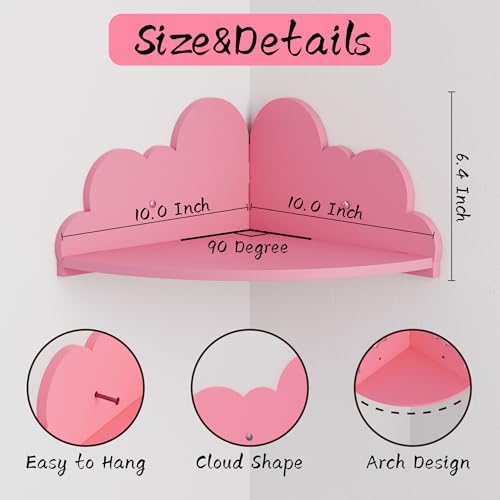 Cloud Floating Corner Shelves - Image 3