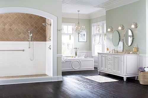 Moen DN2692BN Glenshire Pivoting Oval Mirror, Brushed Nickel - Image 6