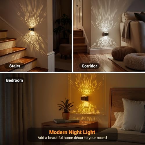 JandCase Motion Sensor Night Light, 3 Color Night Lights Plug into Wall - Image 7