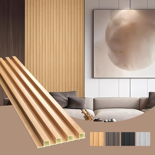 OUZUGIE WPC Acoustic Slat Wall Paneling by OUZUGIE