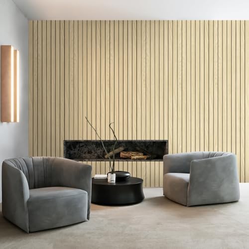 3D Peel and Stick Wood Slat Wall Panel - Image 4