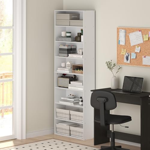 Furinno Basic Book Shelf, 8-Tier Bookcase - Image 2