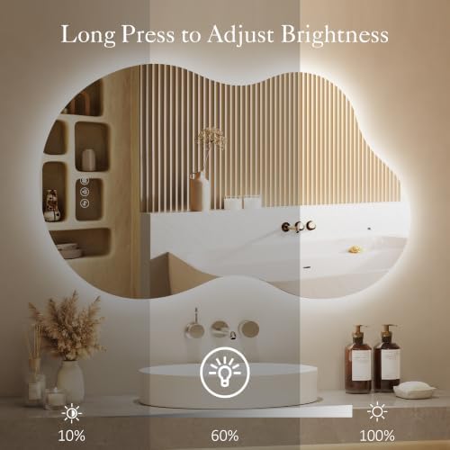 Saliwa Cloud LED Mirror for Bathroom - Image 5