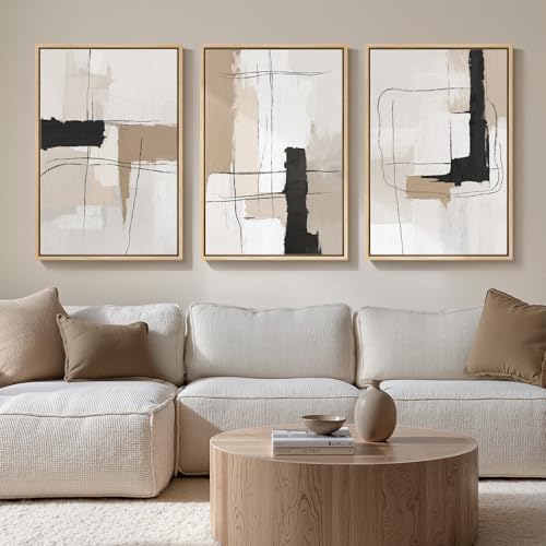 Large Framed Abstract Wall Art, 20x30 In by Cuspin