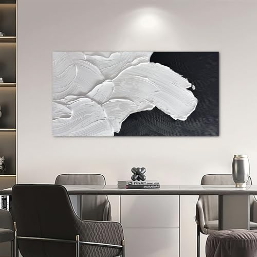 Tarfupth Black and White Abstract Wall Art - Image 2