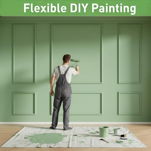 Peel and Stick Wall Molding, 3 Set Pre-Cut & Paintable Wainscoting Panels - Image 6
