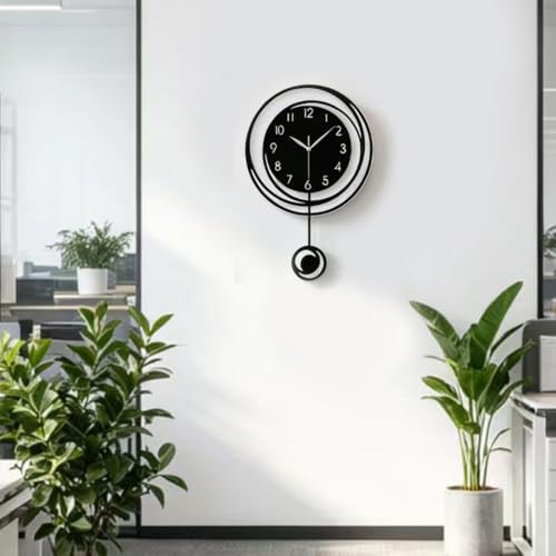 Modern Minimalist Pendulum Wall Clock Silent Clock - Image 6