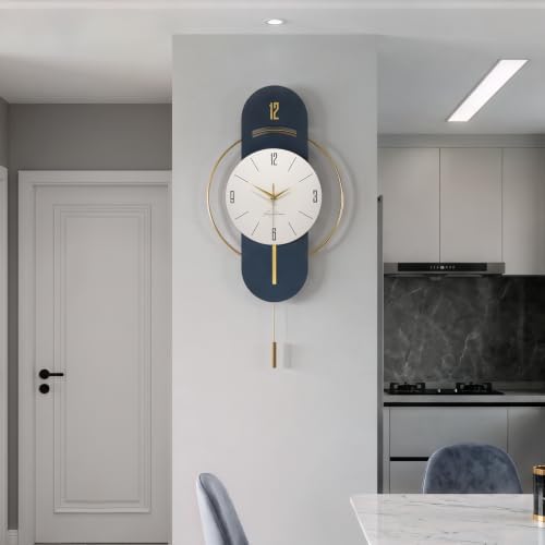 Cuspin Modern Wall Clock with Pendulum, Decorative Clocks - Image 3