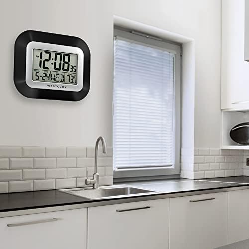 Westclox Large Digital Wall Clock Battery Operated - Image 6