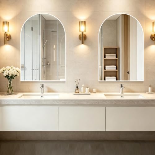 Wall Mounted Mirror, Arched Wall Mirror - Image 2