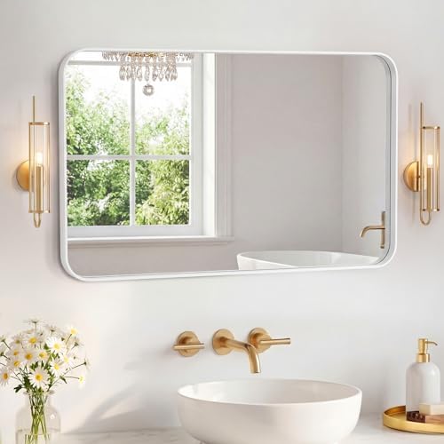 Sweetcrispy Bathroom Mirror 36x24 Inch, Vanity Mirror by Sweetcrispy