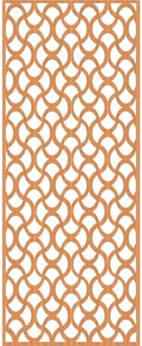 Resort Decorative Pierced Fretwork Wood Wall Panels, 27 3/8"W x 69 3/8"H x 1/4"T - Image 4
