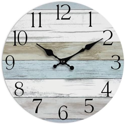16 Inch Wall Clock, Silent Battery Operated Analog Clock by HYLANDA