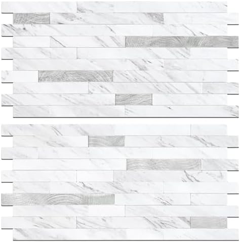 STICKGOO 2 Sheets Peel and Stick Backsplash Tile, Stick on Backsplash by STICKGOO