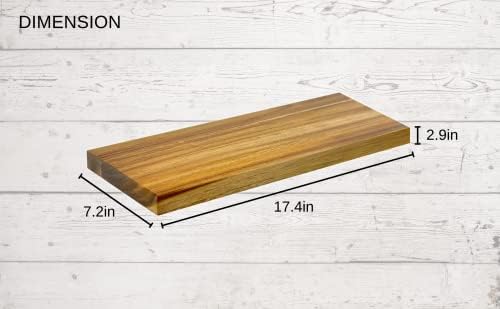 Teak Wood Floating Shelves Perfect - Image 3