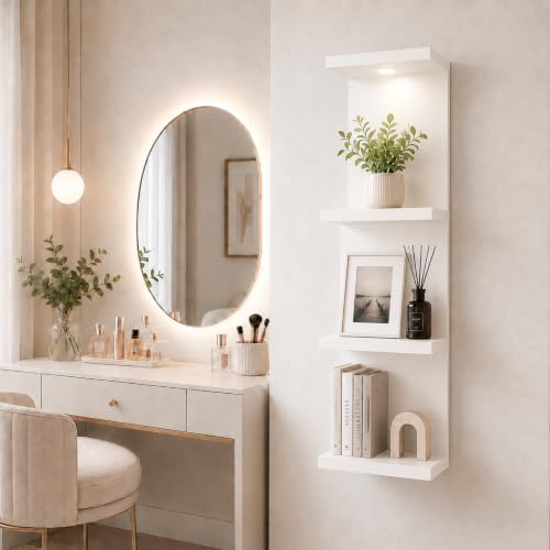 4 Tier Floating Wall Shelf - Image 5
