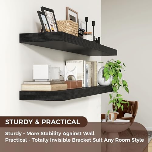 48" Wide x 9" Deep Floating Shelves - Image 5