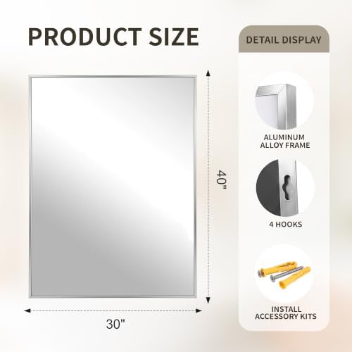 FICTOR Bathroom Vanity Mirror for Over Sink - Image 2