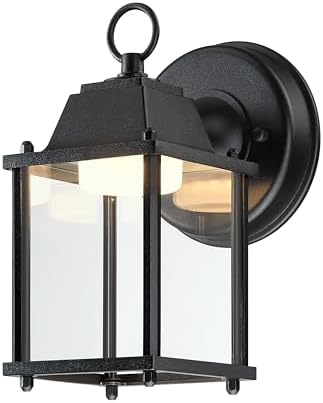 LIT-PaTH Outdoor Wall Light Fixture, LED 3000K, 1 Pack by LIT-PaTH