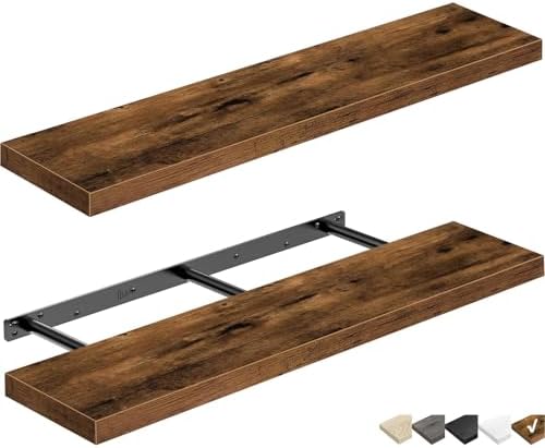 QEEIG Long Floating Shelves for Wall by QEEIG