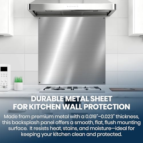 CALPALMY 30" x 30" Metal Backsplash Panel - Image 4