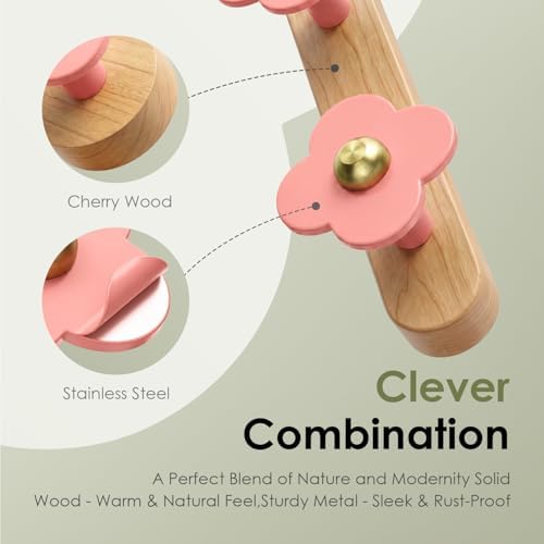 Tindbea Upgreded Heavy Duty Coat Rack Wall Mount - Image 3