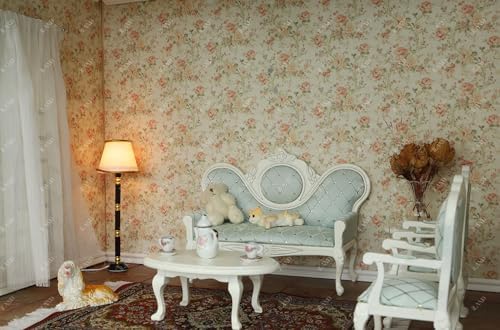 iLAND Dollhouse Wallpaper Thick 1/6 1/12 Scale Accessories Doll House Decor - Image 6