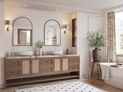 Black Arched Mirror - Image 2
