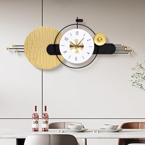 47x19 Inch Modern Silent Wall Clock, Oversized Statement Decor by BeautifulWallDecor