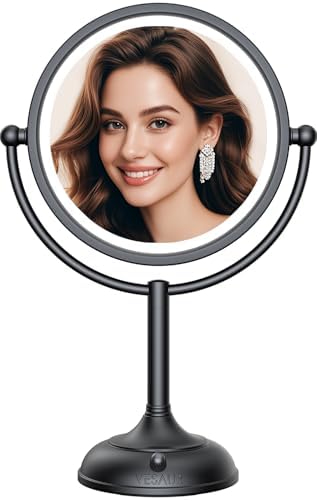 Professional 8.5" Large Lighted Makeup Mirror by VESAUR