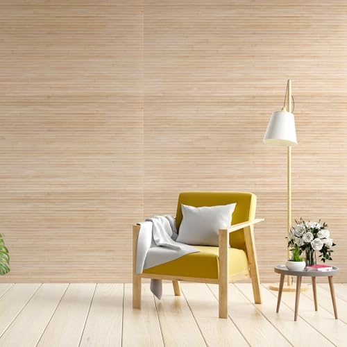 Art3d 48 x 96 in Natural Bamboo Wall Panel, Light-Carbonized - Image 5