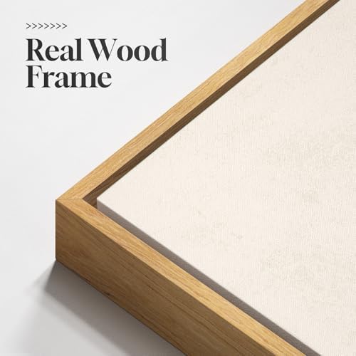 Framed Neutral Abstract Boho Modern Wall Art - Image 5