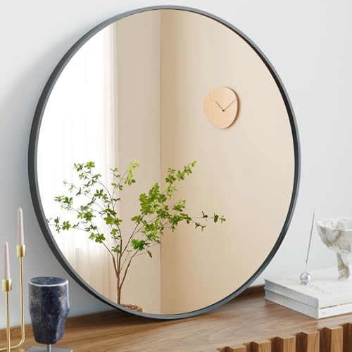 Sweetcrispy Round Bathroom Mirror by Sweetcrispy