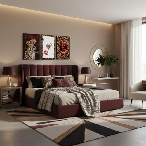 FTHMTN 3pcs Trendy Cheetah Wall Art - Image 5