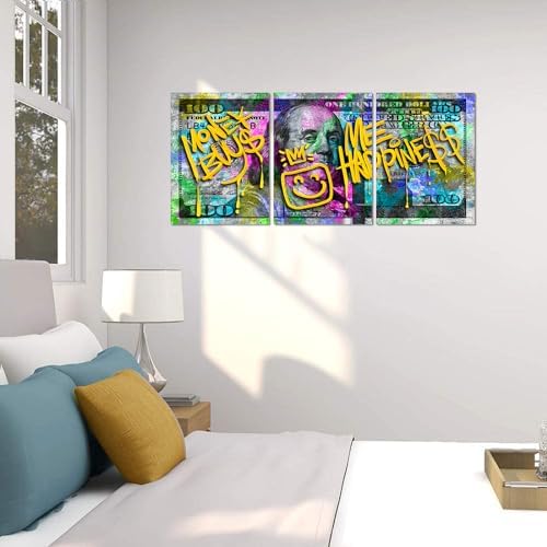 Yatsen Bridge 3 Panels Money Wall Art - Image 4