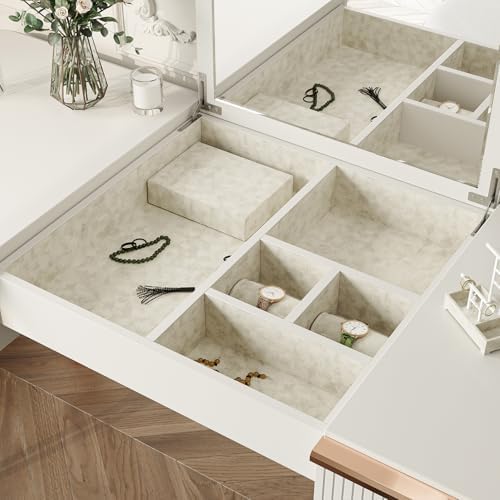 Beige Velvet Drawer Liner for Jewelry Box Dresser 15.7"x160" Self Adhesive - Image 3