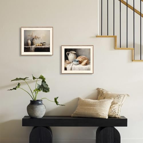 ASTRDECOR Framed Kitchen Wall Art Prints, Rustic Kitchen Farmhouse Wall Decor - Image 7