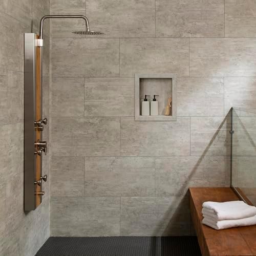 Palisade 25.6 in. x 14.8 in. Vinyl Wall Tiles in Wind Gust - Image 2