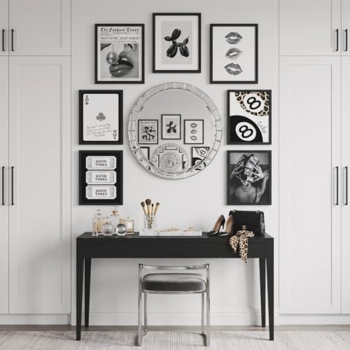 ZBMYYGO Trendy Black and White Wall Art, Vintage Fashion Leopard Canvas Posters - Image 6