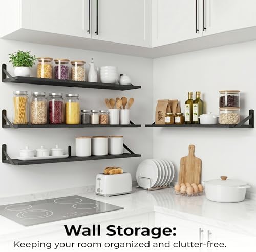 Long Wall Shelf, Large Floating Shelves - Image 2
