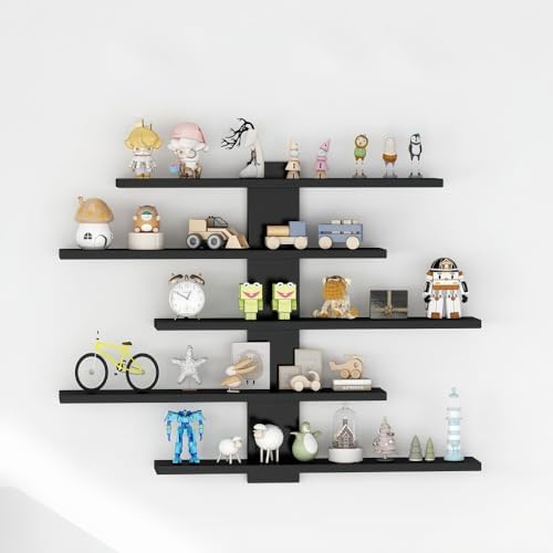 5-Tier Trinket Shelf, Wall Display Shelf - Image 6