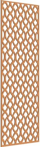 Resort Decorative Pierced Fretwork Wood Wall Panels, 31 3/8"W x 79 3/8"H x 1/4"T by EkenaMillwork