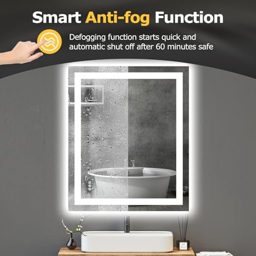 Hivone 36"X30" LED Bathroom Mirror - Image 5