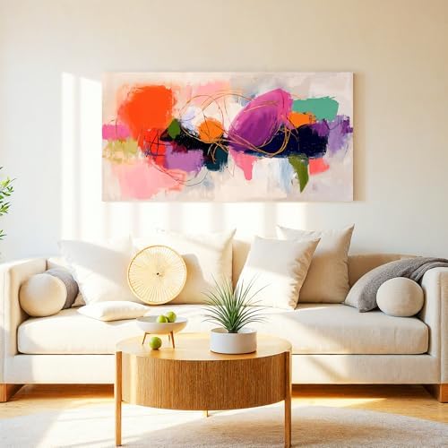Modern Colorful Graffiti Abstract Wall Art - Image 3