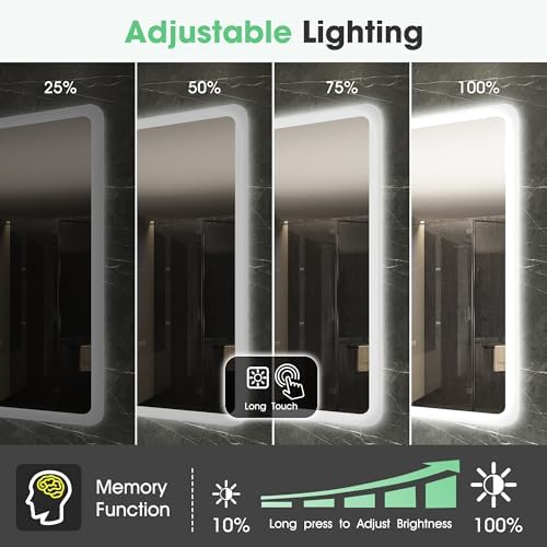 S'bagno 48"x36" LED Bathroom Mirror - Image 4